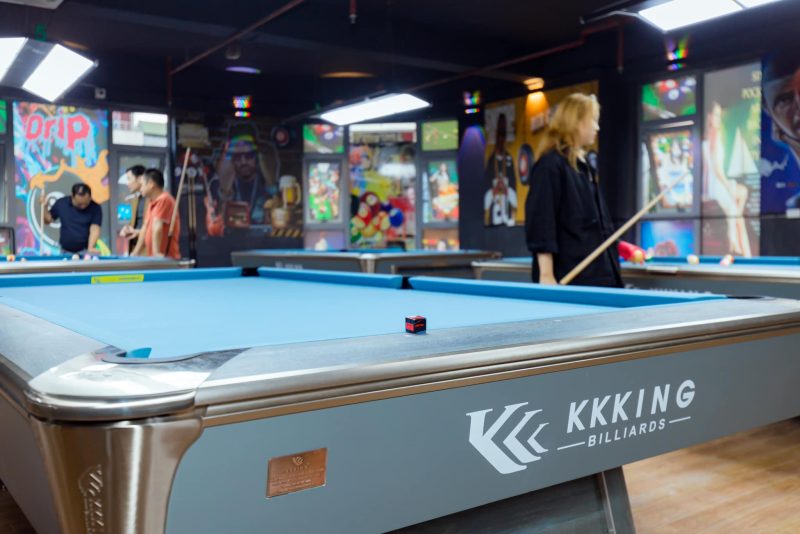 BÀN BI A KKKING K9022S MÀU XÁM XANH - QH BILLIARDS