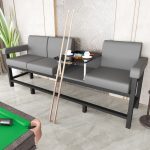 GHẾ SOFA VĂNG BỌC DA HỘC GỖ DÀI 3 CHỖ - QHS503 - Ảnh 2