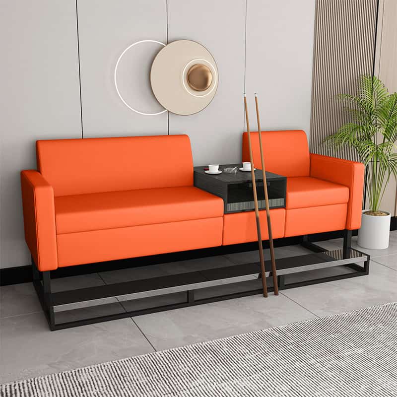 Ghế sofa văng bọc da dài ngồi 3 - QHS603