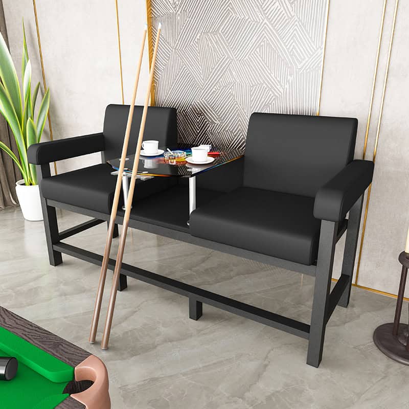 bộ ghế sofa da ngồi chờ cho quán bi a, quán cafe cao , quán bar - Quang Huy Billiards