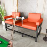 bộ ghế sofa da ngồi chờ cho quán bi a, quán cafe cao , quán bar - Quang Huy Billiards