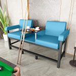 bộ ghế sofa da ngồi chờ cho quán bi a, quán cafe cao , quán bar