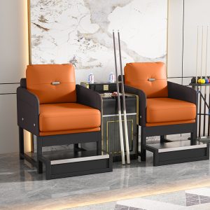 Ghe Sofa Vang Boc Da Hoc Go Dai 2 Cho QHS702 Quang Huy Billiards