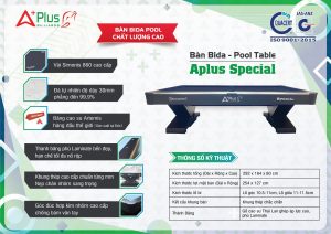 Bàn Bi-a Aplus Special | Bàn bida lỗ - Ảnh 5