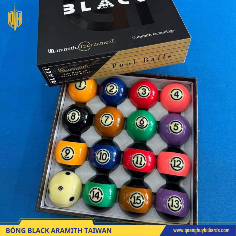 Bóng Bida Black Aramith Taiwan