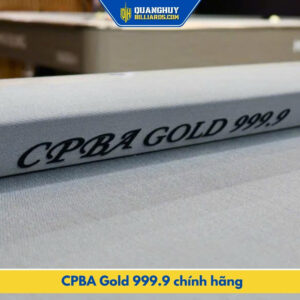 Vai Ni CPBA Gold 999.9 Chinh Hang 2 Quang Huy Billiards