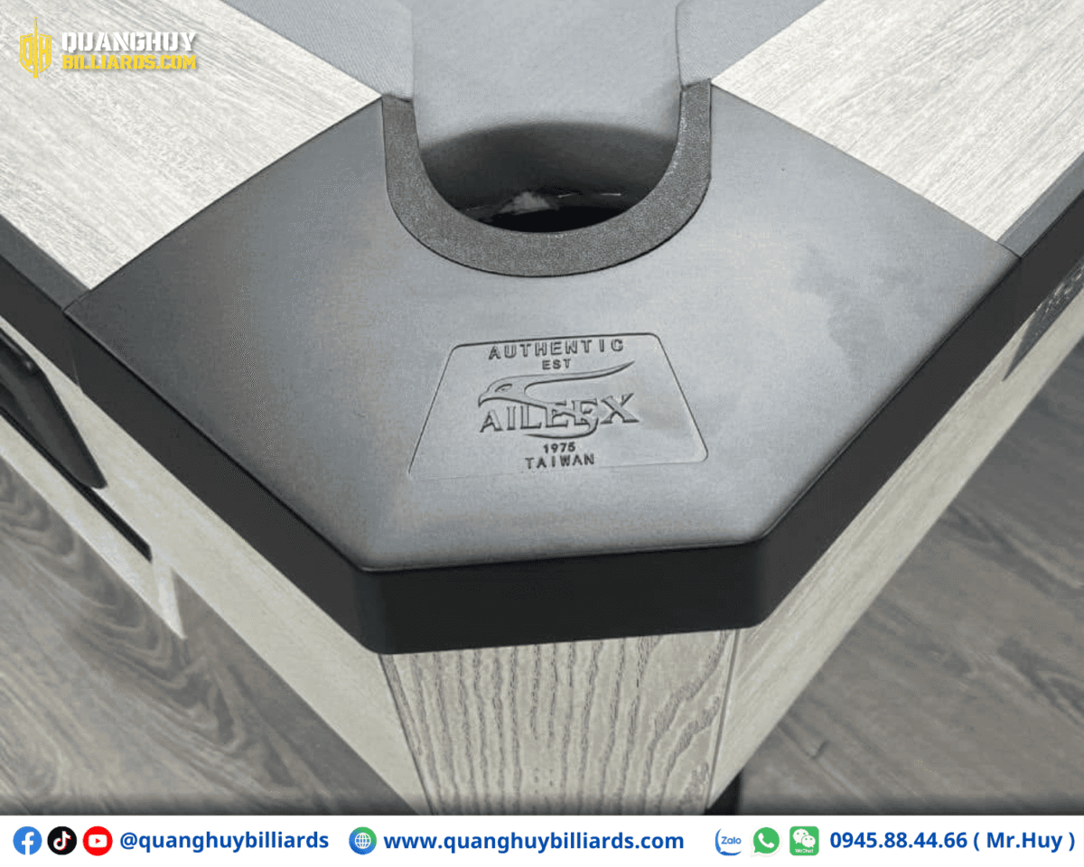 Bàn bi a Aileex Crown S24 Luxury Trắng | Chính hãng Ngọc Mỹ - Ảnh 10