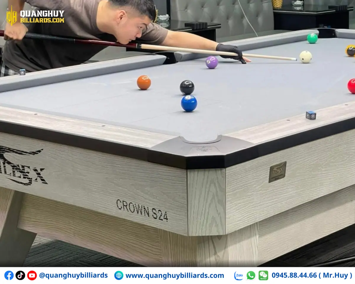 Ban Bida Aileex Crown S24 Luxury Chinh Hang Trang Quanghuybilliards.com 2