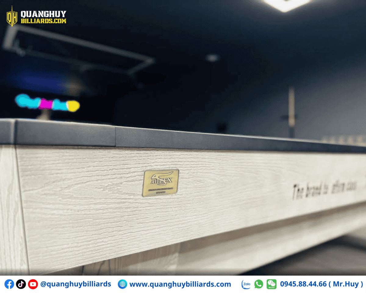 Bàn bi a Aileex Crown S24 Luxury Trắng | Chính hãng Ngọc Mỹ - Ảnh 6