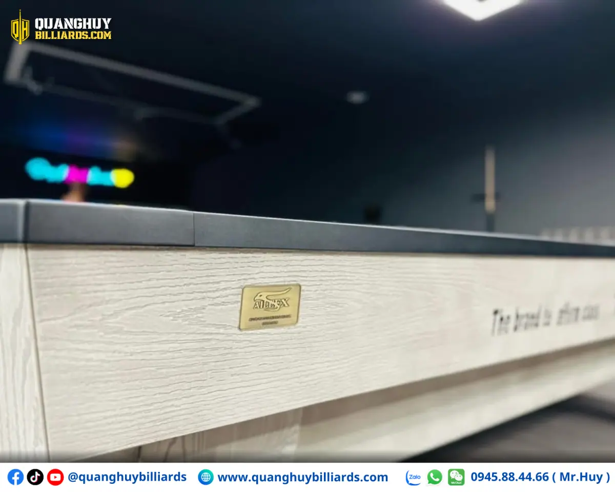 Bàn bi a Aileex Crown S24 Luxury Trắng | Chính hãng Ngọc Mỹ - Ảnh 6