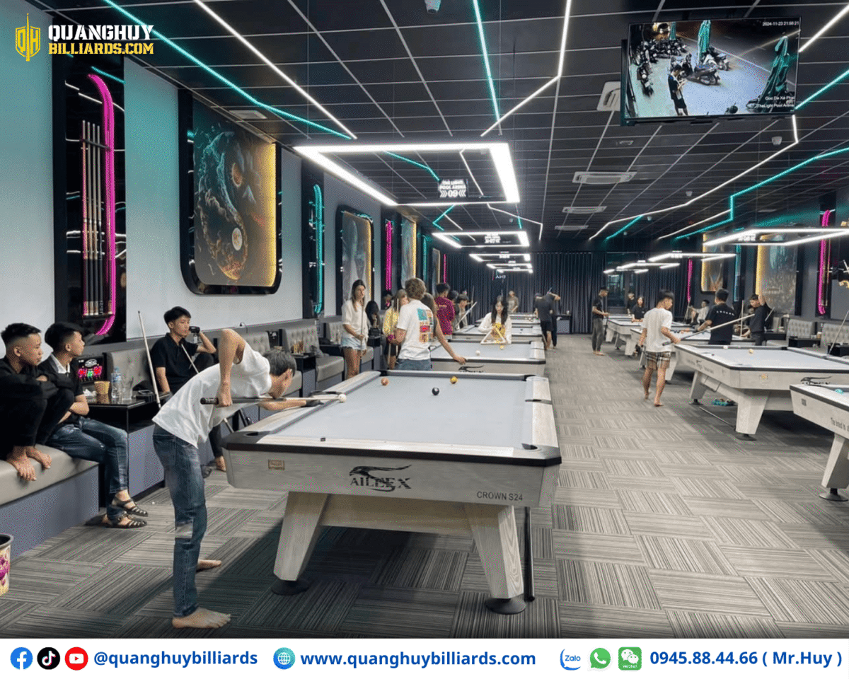 Bàn bi a Aileex Crown S24 Luxury Trắng | Chính hãng Ngọc Mỹ - Ảnh 2