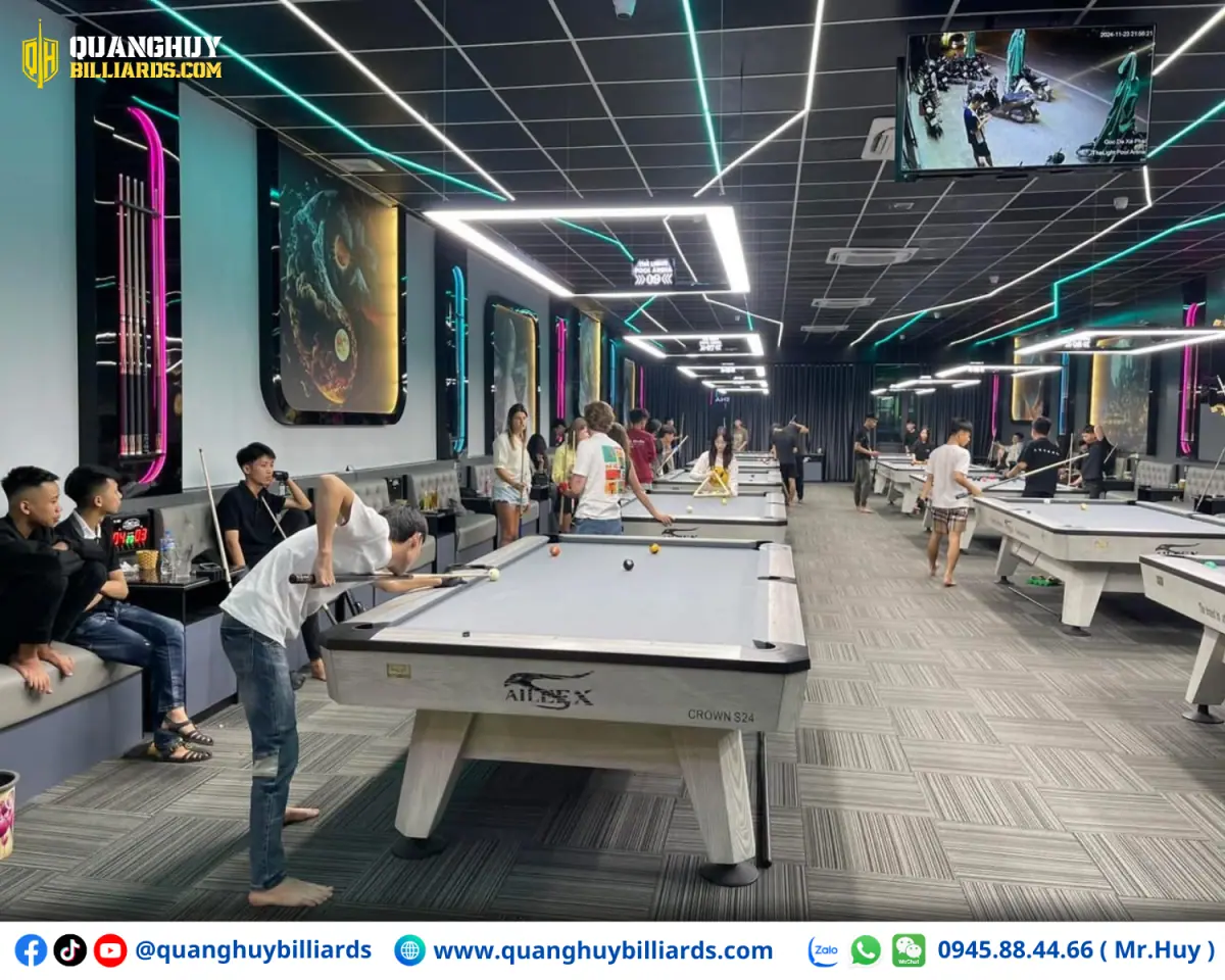 Bàn bi a Aileex Crown S24 Luxury Trắng | Chính hãng Ngọc Mỹ - Ảnh 2