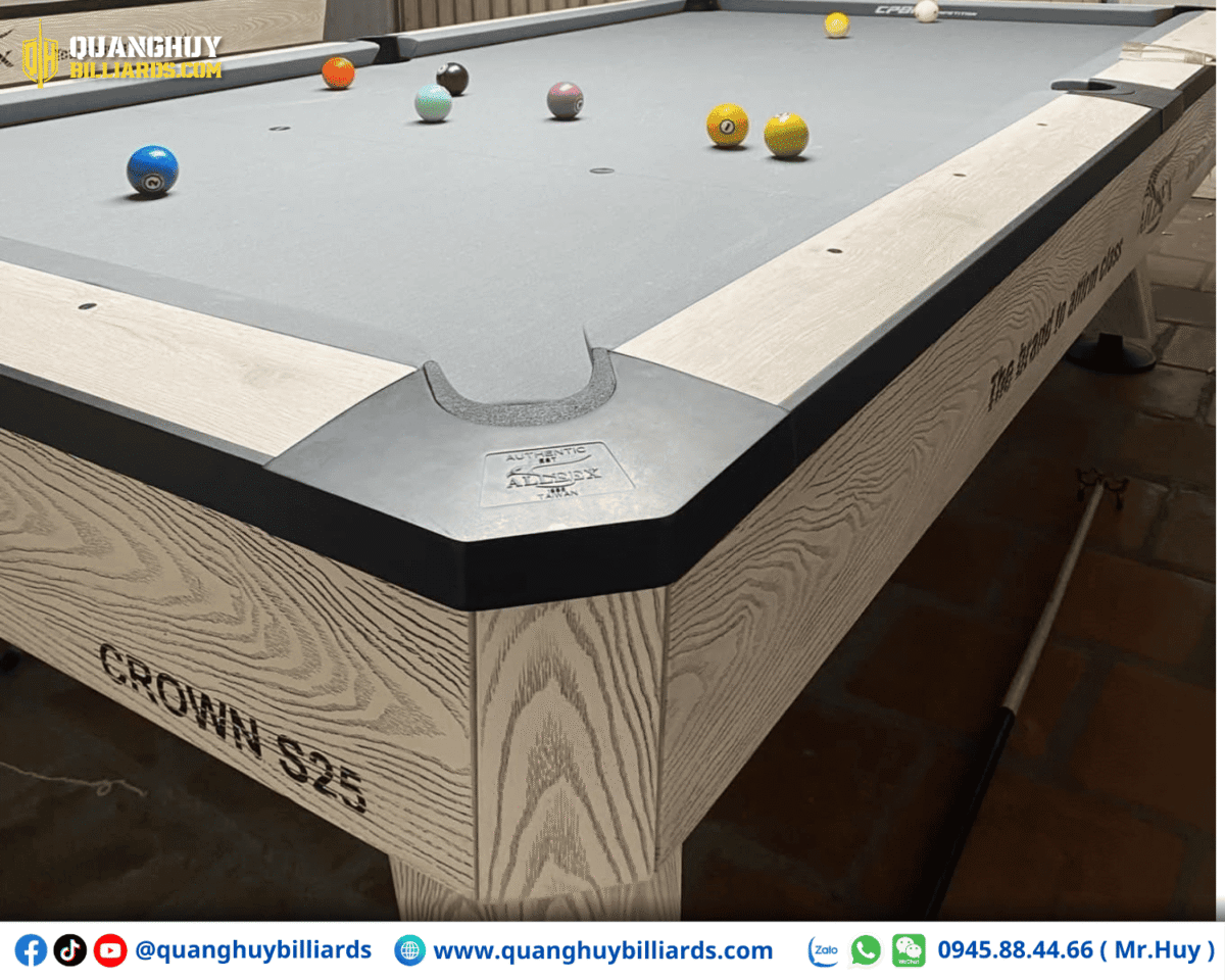 Bàn bida Aileex Crown S24 Luxury Nhập Trung | Trắng - Ảnh 5