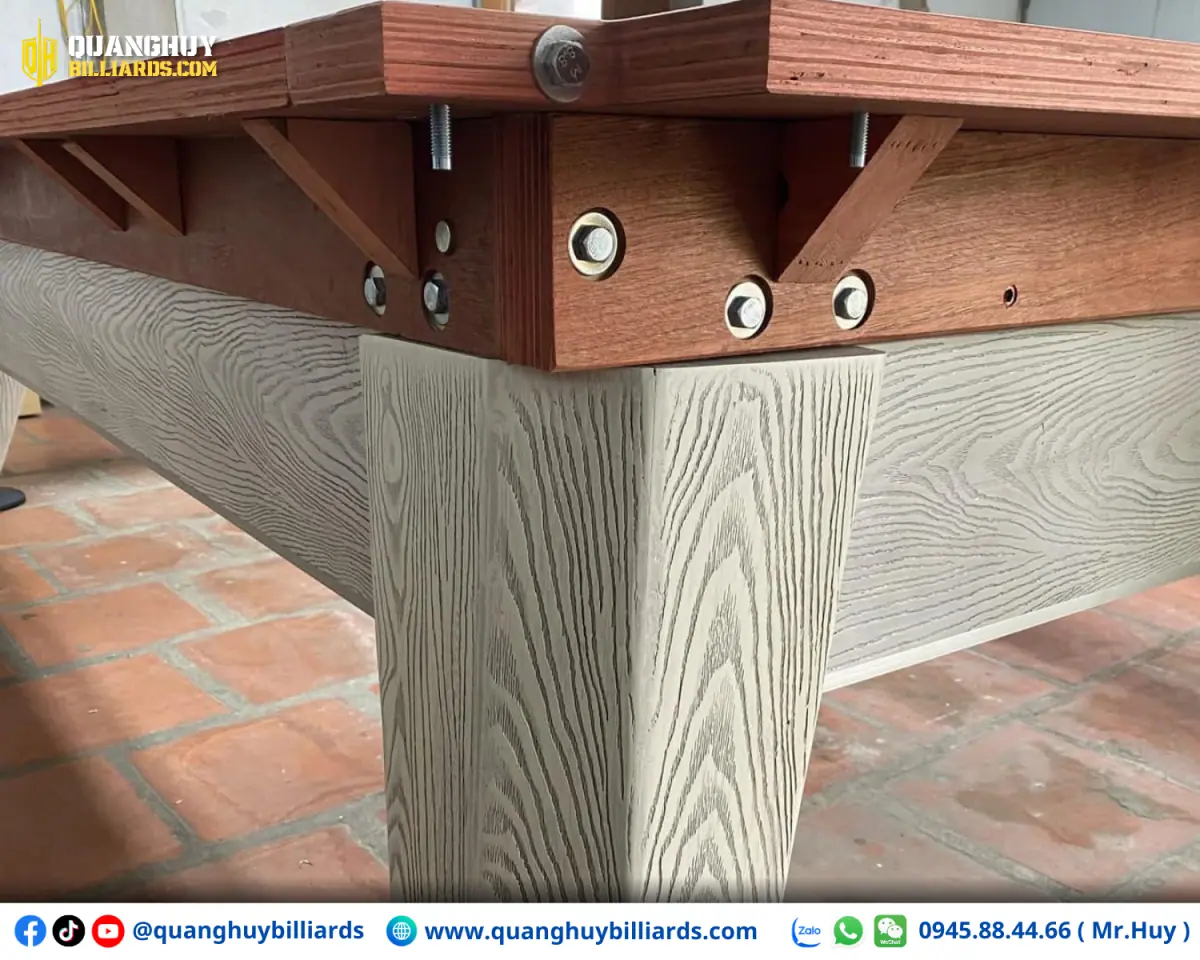 Bàn bida Aileex Crown S24 Luxury Nhập Trung | Trắng - Ảnh 2