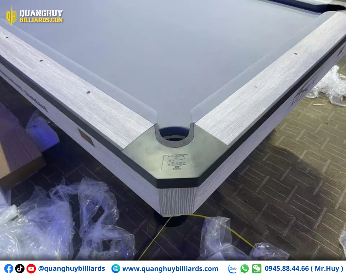 Bàn bida Aileex Crown S24 Luxury Nhập Trung | Trắng - Ảnh 4