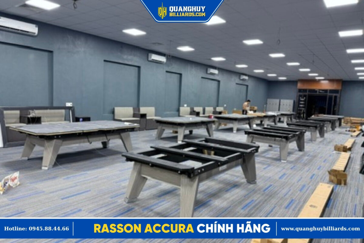Bàn bida Rasson Accura chính hãng - Quanghuybilliards.com
