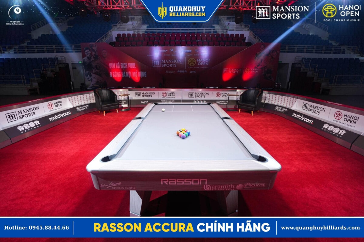 Bàn bida Rasson Accura chính hãng - Quanghuybilliards.com