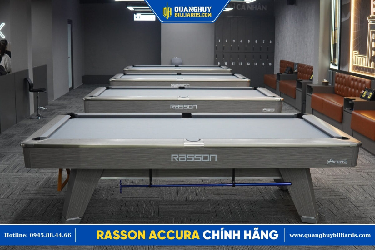 Bàn bida Rasson Accura chính hãng - Quanghuybilliards.com