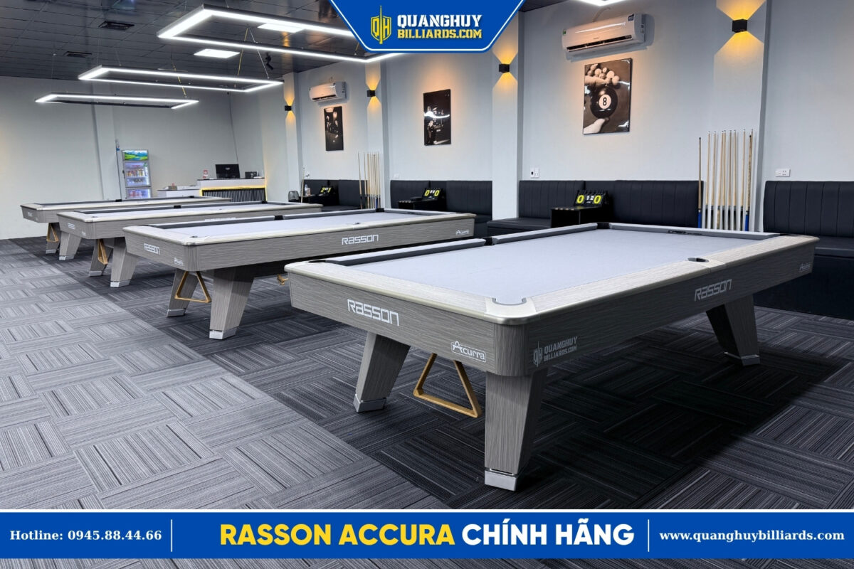Bàn bida Rasson Accura chính hãng - Quanghuybilliards.com