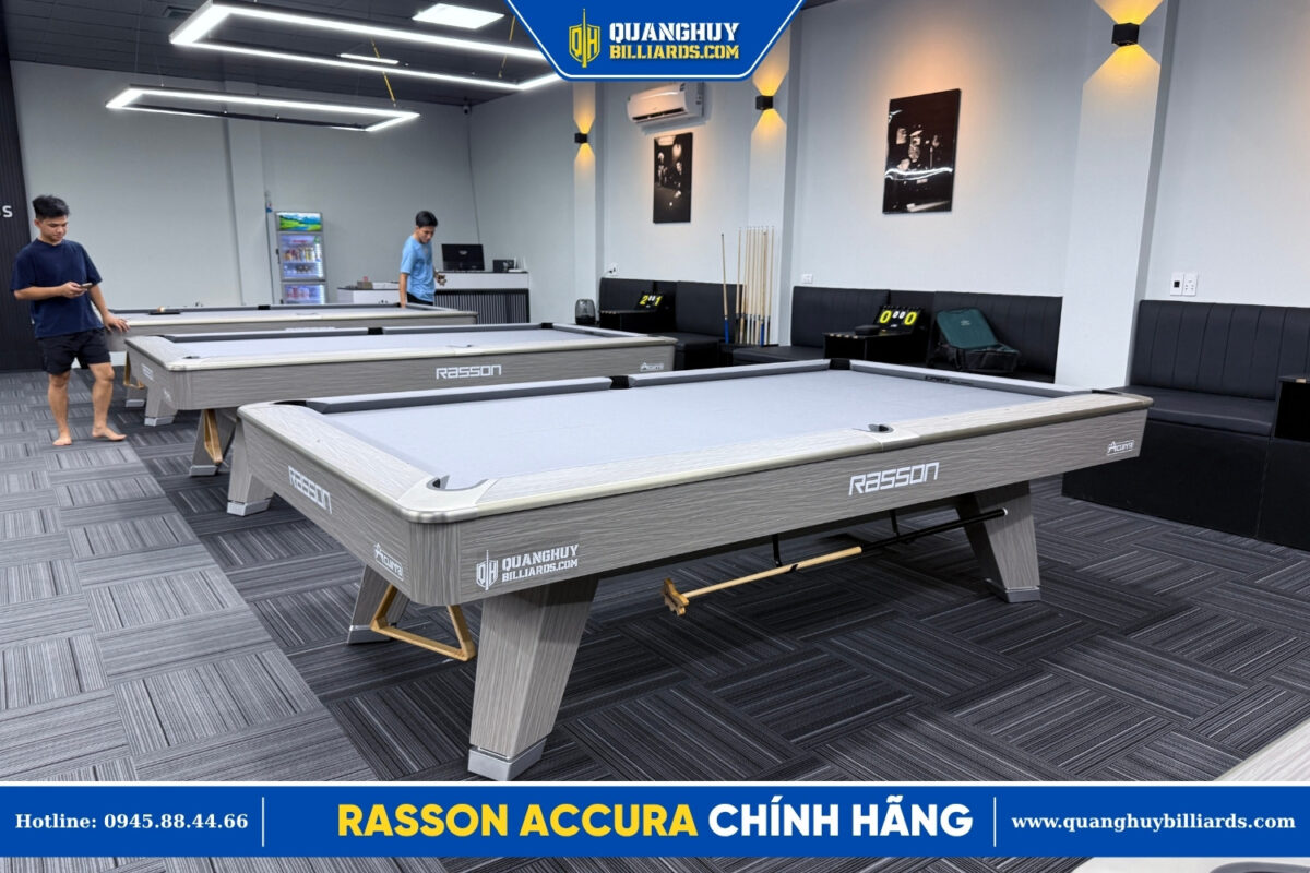 Bàn bida Rasson Accura chính hãng - Quanghuybilliards.com