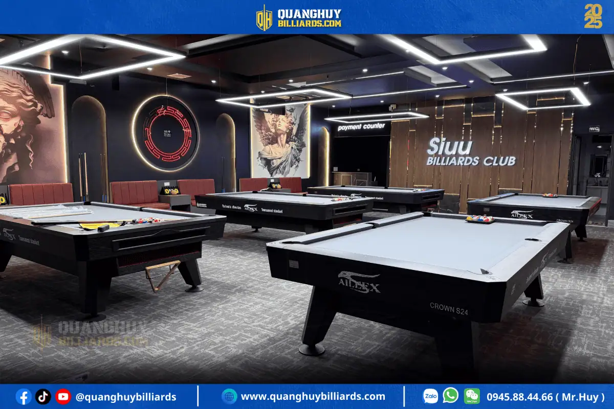 Du an lap 5 ban bi a Aileex Crown tai Siuu Billiards Yen The Bac Giang 4 1