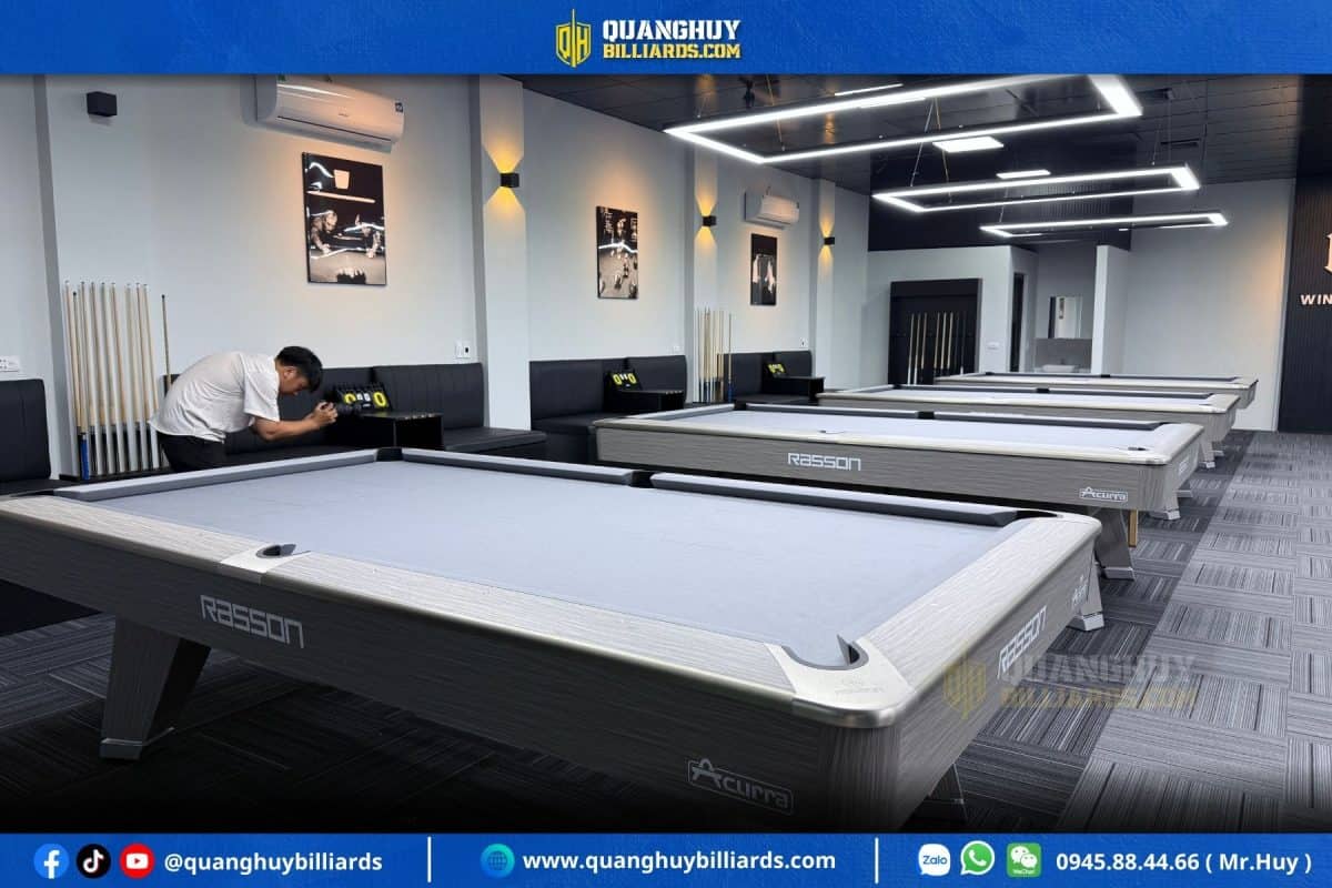 Lap dat 8 ban Rasson Accura chinh hang tai Yen Phong Bac Ninh Win Billiards Club Quanghuybilliards.com 11
