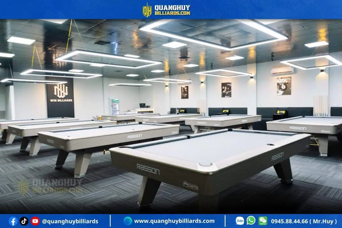 Lap dat 8 ban Rasson Accura chinh hang tai Yen Phong Bac Ninh Win Billiards Club Quanghuybilliards.com 5