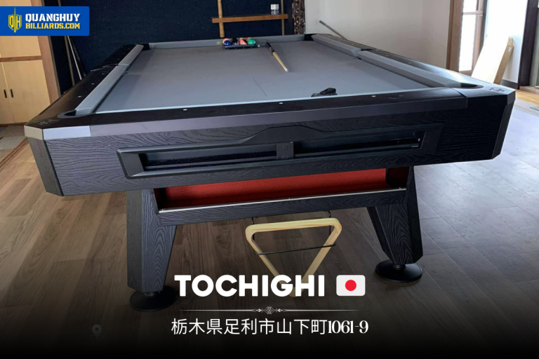 Hoan thanh lap dat ban giao 1 ban bi a tai Tochigi Nhat Ban