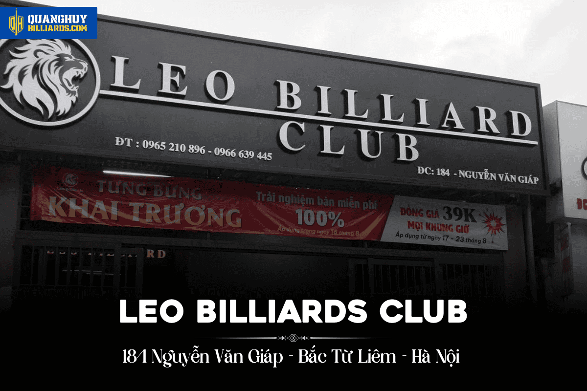 Lap Dat Ban Bi A Samurai Tai Ha Noi Leo Billiards Club Mansion Billiards