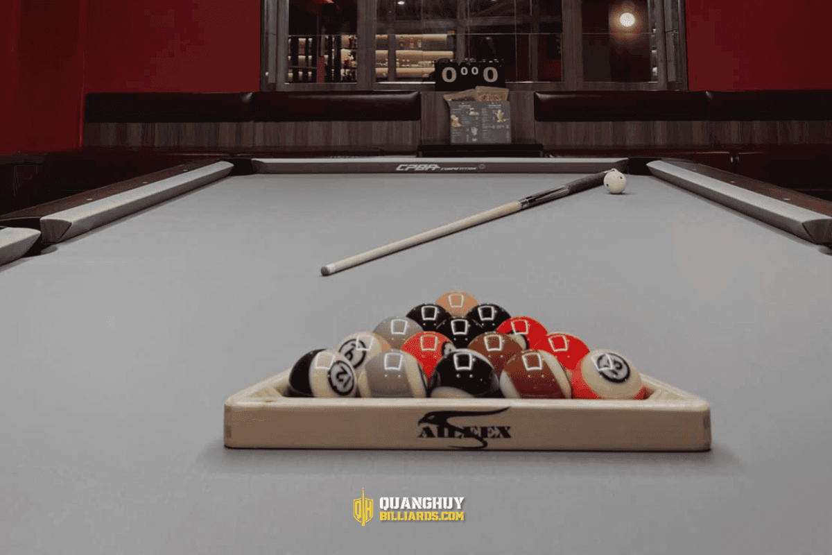 Quang Huy Billiards lap dat ban bida tai Phu Quoc. Ban giao 4 ban bida Aileex Crown S24 Luuxry tai Paralia Billiards Club 17
