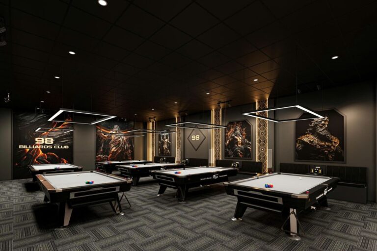 Mansion Billiards Thiet ke thi cong trang tri club bida