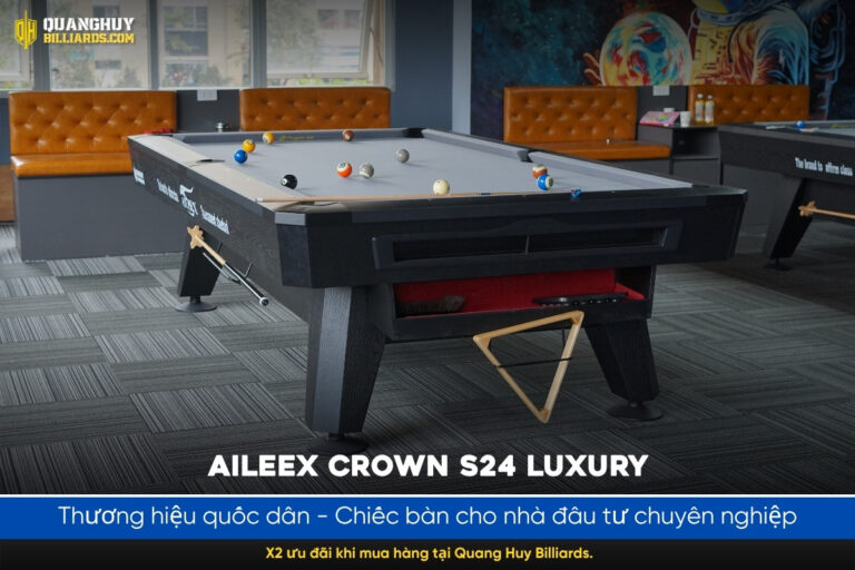 Aileex Crown S24 Luxury - Ưu đãi tại Quang Huy Billiards