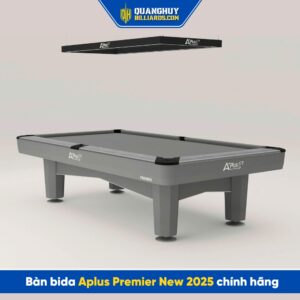 Bàn bi da Aplus Premier New 2025 chính hãng, sản xuất, phân phối và lắp đặt bàn bi da chuyên nghiệp tại Quang Huy Billiards.