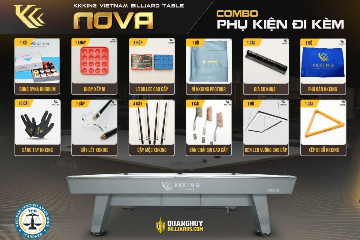 Bàn bida KKKing Nova chính hãng - Ảnh 3