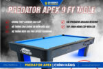 Bàn bida Predator APEX chính hãng - Ảnh 22