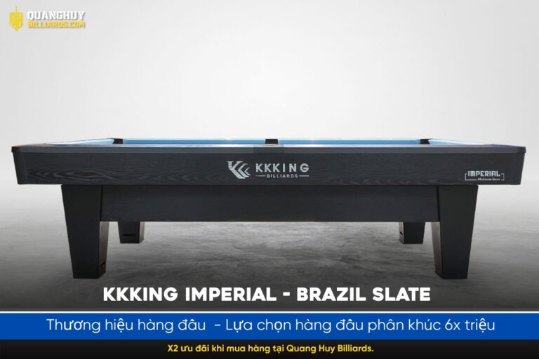 Bàn bi lắc KKKing Imperial Brazil Slate cao cấp, mới, chính hãng, phù hợp cho các quán game, câu lạc bộ và gia đình yêu thích chơi bi a chuyên nghiệp.