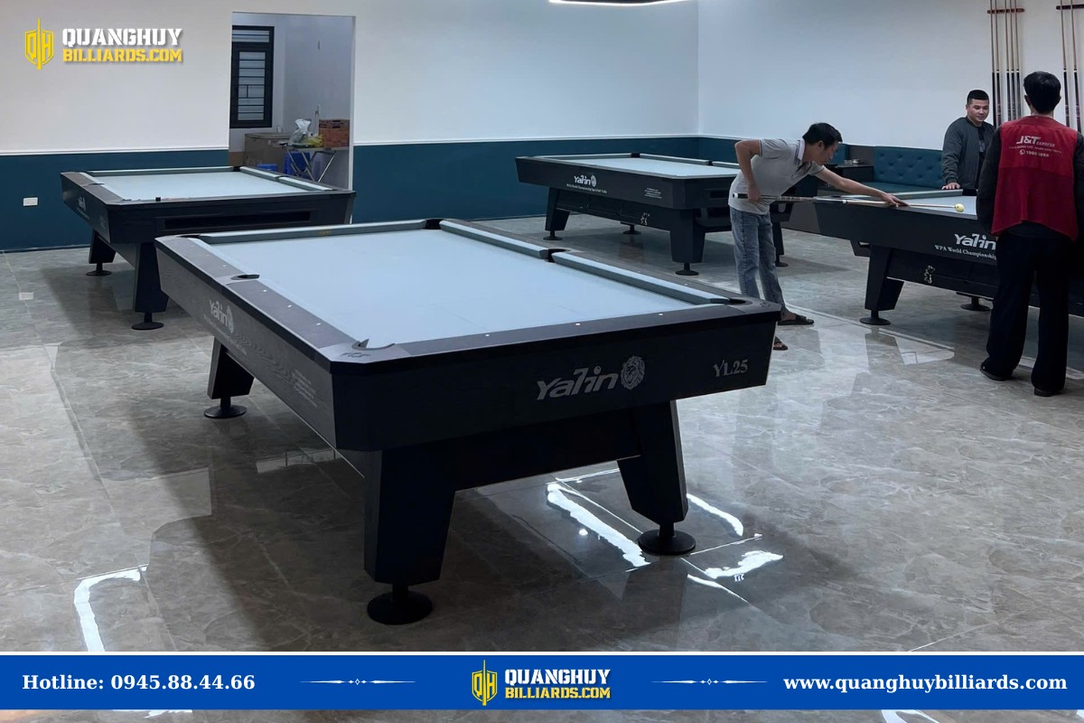 Bàn giao & lắp đặt bàn bida Yalin YL25 chính hãng tại Quảng Ninh 2 Lap Dat Ban Giao 4 Ban Bida Yalin Yl25 Chinh Hang Tai Thanh Ha Quang Ninh 6 Quang Huy Billiards