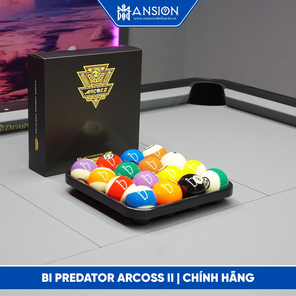 Predator Arcos II Bong Bi Bida Chinh Hang 20 Quang Huy Billiards Predator Arcos II Bong Bi Bida Chinh Hang 20 Quang Huy Billiards